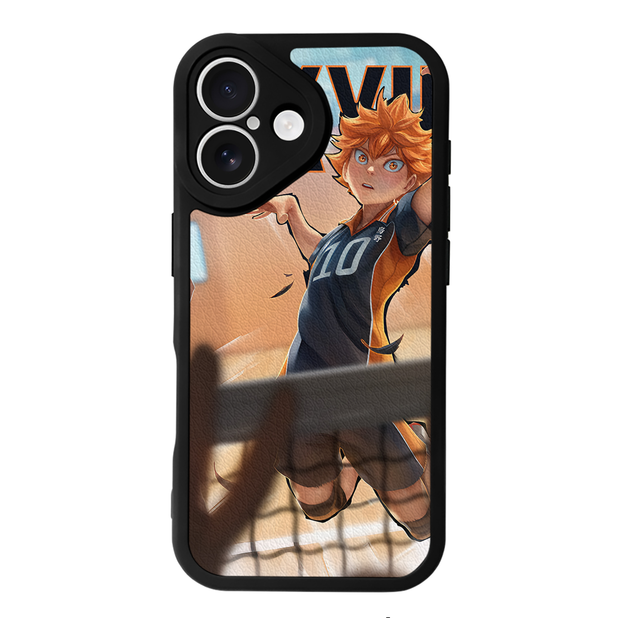 （画像用） ハイキュー!! Haikyu!! 【iPhone 16シリーズ対応】シリコンスマホケース（レザー調） 材質：シリコン